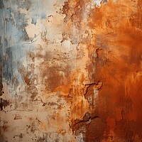 Buy canvas prints of Terracotta plain texture background - stock photography by Erik Lattwein
