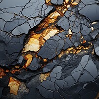 Buy canvas prints of Oil spill plain texture background - stock photography by Erik Lattwein