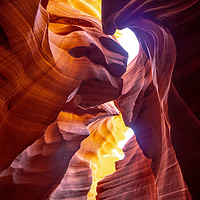 Buy canvas prints of Famous Antelope Canyon in Ariziona by Erik Lattwein