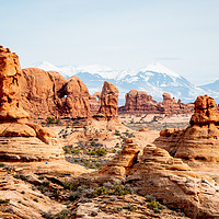 Buy canvas prints of Amazing Scenery at Arches National Park in Utah by Erik Lattwein