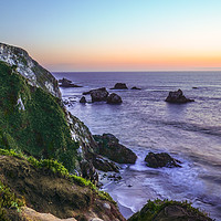 Buy canvas prints of The beautiful cliffs of Big Sur at the Pacific coa by Erik Lattwein