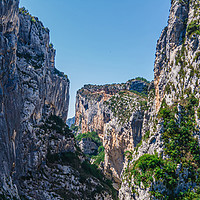 Buy canvas prints of Amazing nature of the Verdon Canyon in France by Erik Lattwein