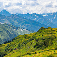 Buy canvas prints of Wonderful spot for vacation in the Swiss Alps by Erik Lattwein