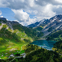 Buy canvas prints of Amazing nature of Switzerland in the Swiss Alps -  by Erik Lattwein