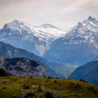 Buy canvas prints of The amazing landscape of the Swiss Alps - beautiful Switzerland by Erik Lattwein