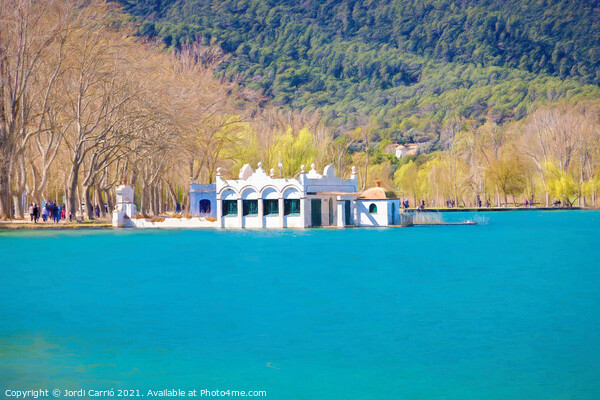 Blues of Banyoles in Spring - CR2103-4866-PIN Picture Board by Jordi Carrio