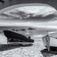 Buy canvas prints of Window to the Sea - CR2103-4850-BW by Jordi Carrio