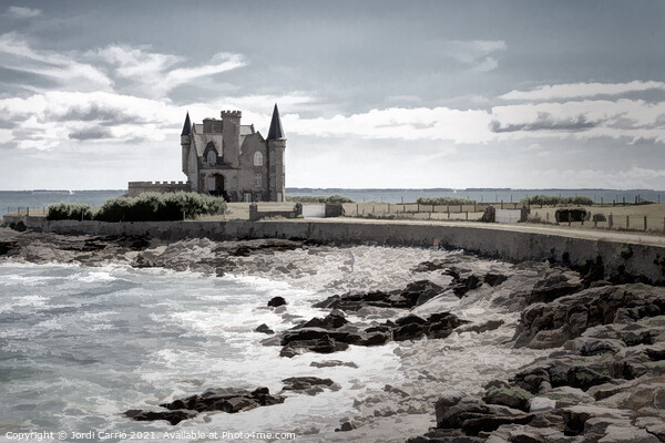 Quiberon Point Castle, Brittany Picture Board by Jordi Carrio