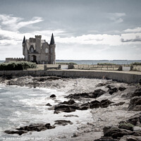 Buy canvas prints of Quiberon Point Castle, Brittany by Jordi Carrio