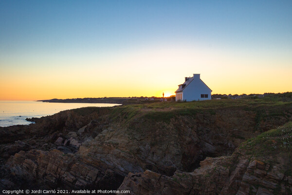Sunset at Le Pouldu, Brittany, France Picture Board by Jordi Carrio