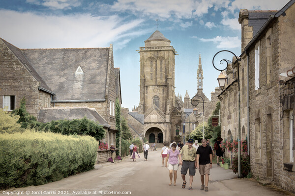 Visit to the medieval town of Locronan, Brittany - 5 Picture Board by Jordi Carrio
