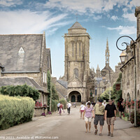 Buy canvas prints of Visit to the medieval town of Locronan, Brittany - 5 by Jordi Carrio
