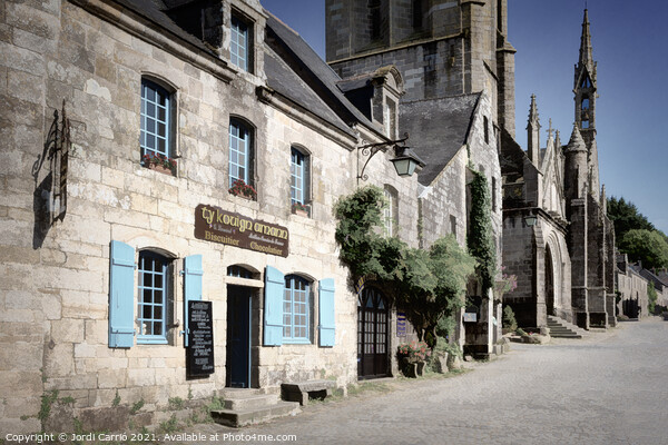 Visit to the medieval town of Locronan, Brittany - 2 Picture Board by Jordi Carrio