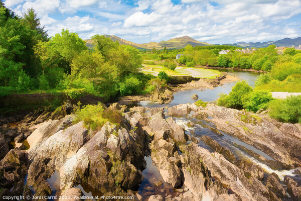 Sneem River, Sneem, Ring of Kerry, Ireland - 2 Picture Board by Jordi Carrio