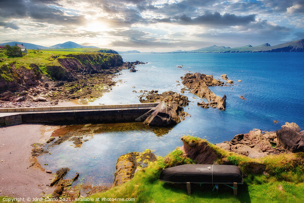 Dunquin Blasket Island Ferries, Ireland . 7 Picture Board by Jordi Carrio