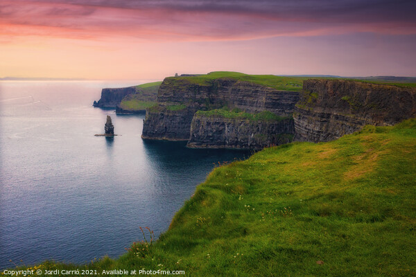 Cliffs of Moher at Blue Hour - C1605 6038 GRACOL Picture Board by Jordi Carrio
