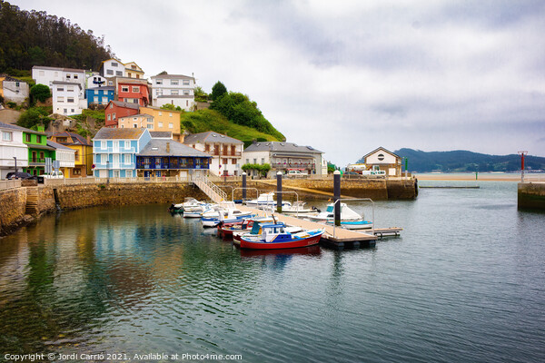 View of the Port of Barqueiro, Galicia Picture Board by Jordi Carrio