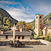 Buy canvas prints of Baget, picturesque town - CR2011-4073-PIN by Jordi Carrio