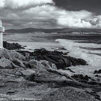 Buy canvas prints of View of the Coast of Death, Galicia - B&W by Jordi Carrio