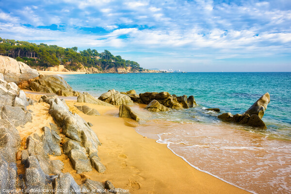 Cristus Beach - Costa Brava - Glamor Edition  Picture Board by Jordi Carrio