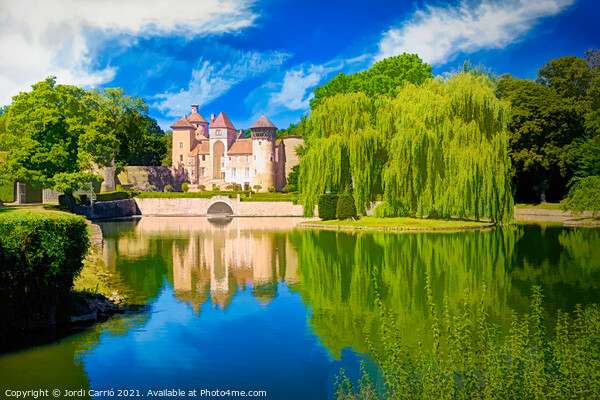 Castle of Sercy, Burgundy - Picturesque Edition Picture Board by Jordi Carrio