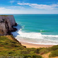 Buy canvas prints of Cliffs of the coast of Sagres, Algarve - 1 - Picturesque Edition by Jordi Carrio