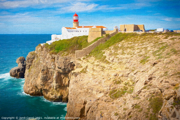 Cape St. Vicente Lighthouse - Algarve, Portugal - Picturesque Ed Picture Board by Jordi Carrio