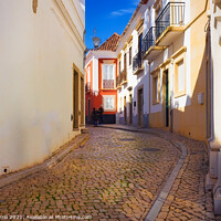 Buy canvas prints of Tavira town in the Algarve, Portugal - 3 - Orton glow Edition  by Jordi Carrio