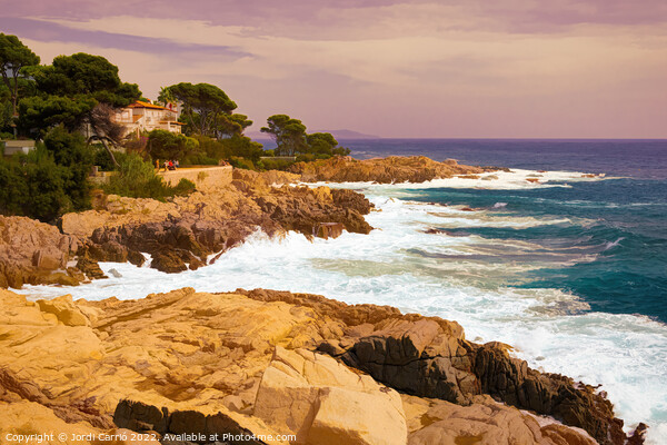 Panoramic of the Costa Brava, Catalunya - Picturesque Edition  Picture Board by Jordi Carrio