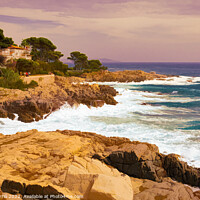Buy canvas prints of Panoramic of the Costa Brava, Catalunya - Picturesque Edition  by Jordi Carrio