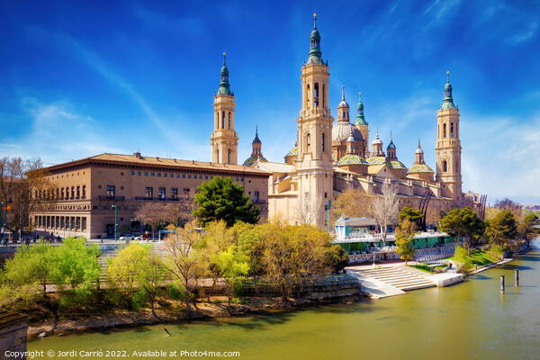 Basilica of Our Lady of Pilar in Zaragoza, Spain - Orton glow Ed Picture Board by Jordi Carrio