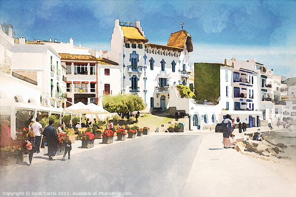 A walk through the bay of Cadaques - C1905 5591 WA Picture Board by Jordi Carrio