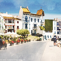 Buy canvas prints of A walk through the bay of Cadaques - C1905 5591 WA by Jordi Carrio