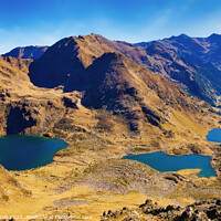 Buy canvas prints of Solar viewpoint of Tristaina, Arcalis, Andorra - Orton glow Edit by Jordi Carrio