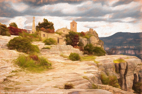 Village of Siurana de Prades - C1805-3429-PIN  Picture Board by Jordi Carrio