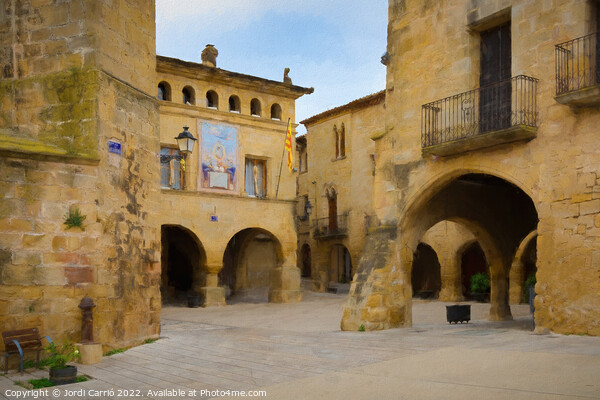 Historic center of Horta de Sant Joan, Catalonia - Picturesque E Picture Board by Jordi Carrio