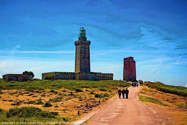 Lighthouses of Cap Frehel - C1506-1568-WAT Picture Board by Jordi Carrio