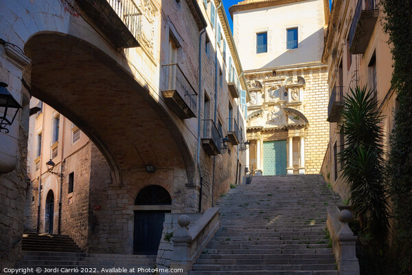 Ascent to the church of San Marti Sacosta, Girona - Orton glow E Picture Board by Jordi Carrio