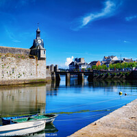 Buy canvas prints of The ramparts of Concarneau -  C1506-1949-GLA by Jordi Carrio