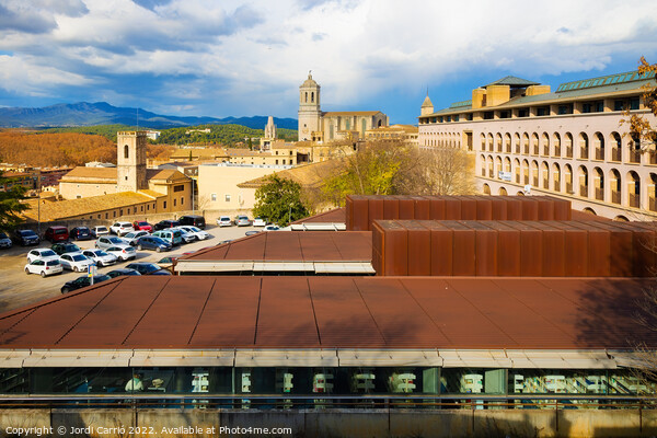 Aerial panoramic views of the city of Girona, Catalonia - 1 - Or Picture Board by Jordi Carrio