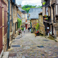 Buy canvas prints of Medieval streets of Dinan - C1506-1639-GLA by Jordi Carrio