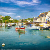 Buy canvas prints of Fishing Port of Doelan, Brittany - C1506-2173-OIL by Jordi Carrio