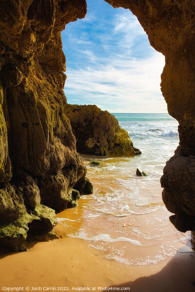 Beaches and cliffs of Praia Rocha - 5 - Orton glow Edition  Picture Board by Jordi Carrio