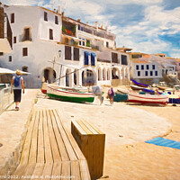Buy canvas prints of Coast from Calella de Palafrugell to Llafranc, Costa Brava - 13  by Jordi Carrio