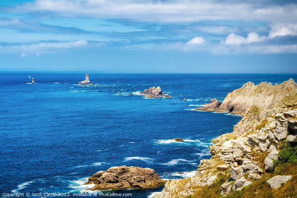 Majestic Cape Raz in Brittany - C1506 1908 GLA Picture Board by Jordi Carrio
