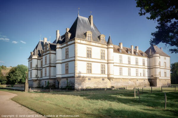 Cormatin Castle, Burgundy - Des-saturated Edition Picture Board by Jordi Carrio