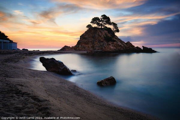 Blue hour at dawn in Cap Roig, Costa Brava, Catalonia - 1 Picture Board by Jordi Carrio