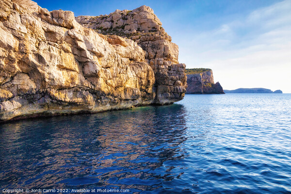 Majestic Cliffs of Cabrera Island - CR2204-7392-OR Picture Board by Jordi Carrio