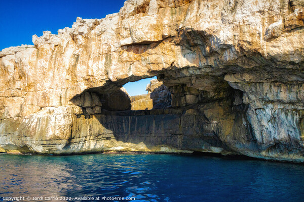 Majestic Cave in Cabrera Islands - CR2204-7393-ORT Picture Board by Jordi Carrio