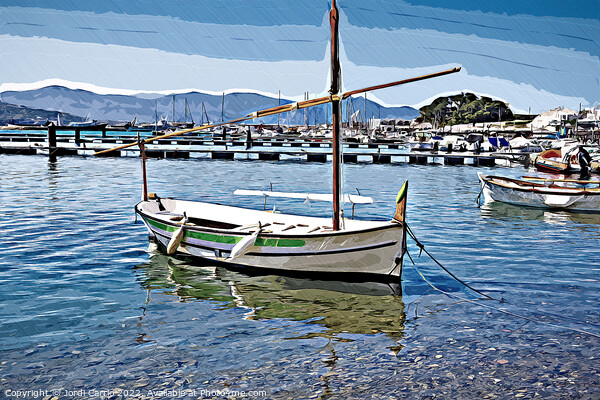 Typical fishing boat - CR2205-7701-WAT Picture Board by Jordi Carrio